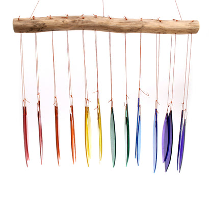 🌈 Vindspill i resirkulert glass – Rainbow