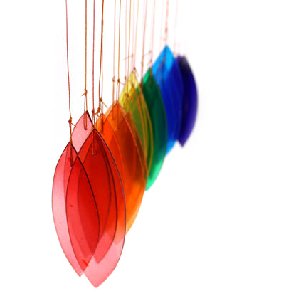🌈 Vindspill i resirkulert glass – Rainbow