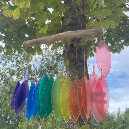 🌈 Vindspill i resirkulert glass – Rainbow
