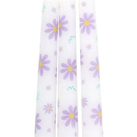 Sett med 3 lys - Purple Daisy