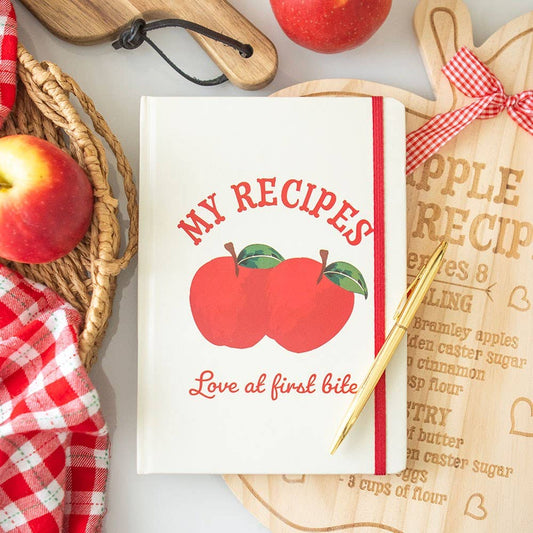 My Recipes A5 Notatbok med penn