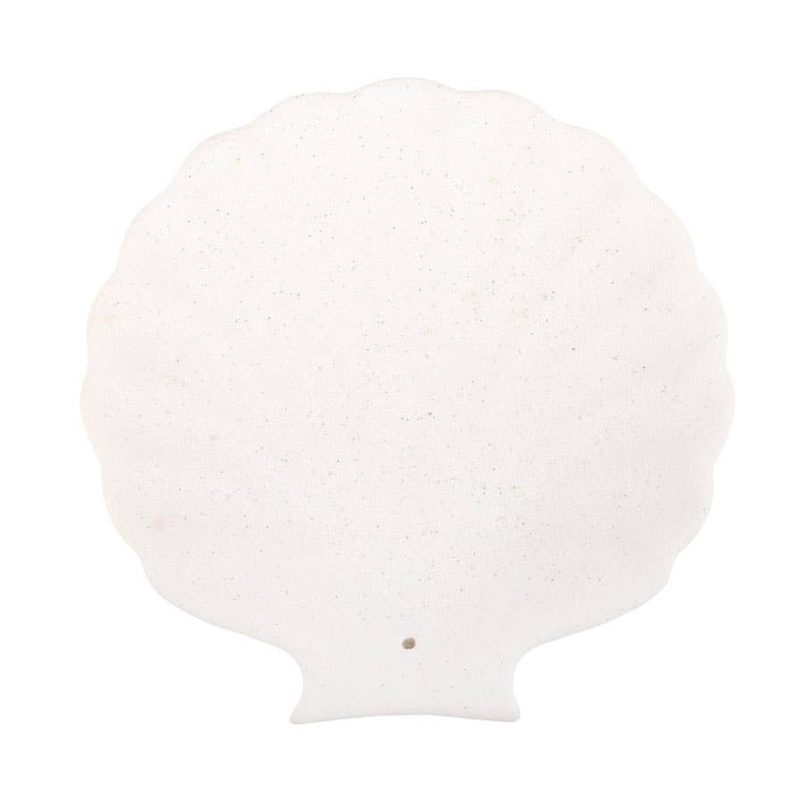 Off White Scallop Shell - Røkelsepinner fat