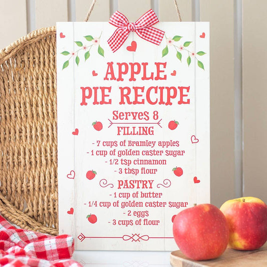Apple Pie Recipe Skilt