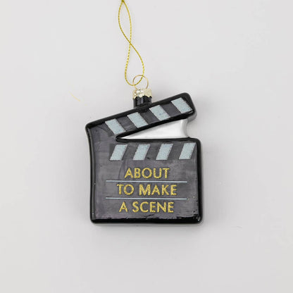 About To Make A Scene - Clapboard - Ornament, Holiday Gift