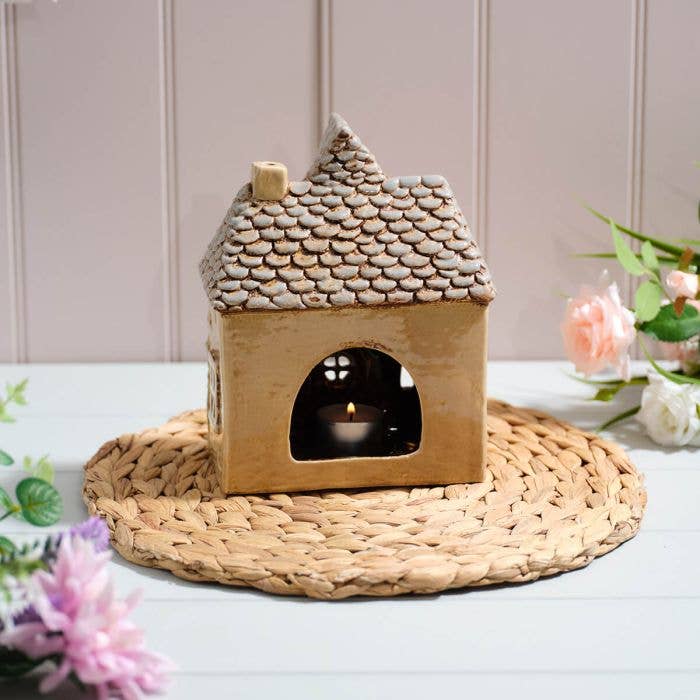 Cottage Garden hus – lyslykt i steingods