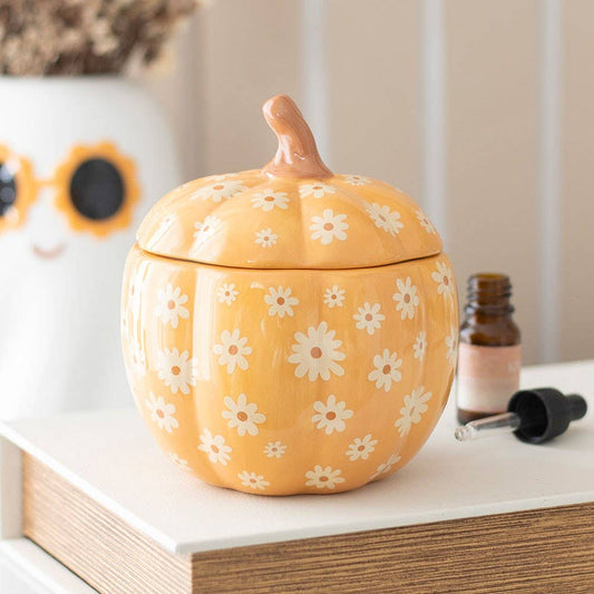 Groovy Floral Pumpkin Duftbrenner