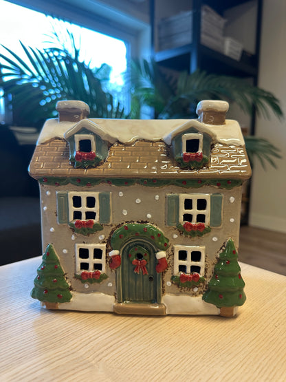 Holly Cottage lyslykt i steingods