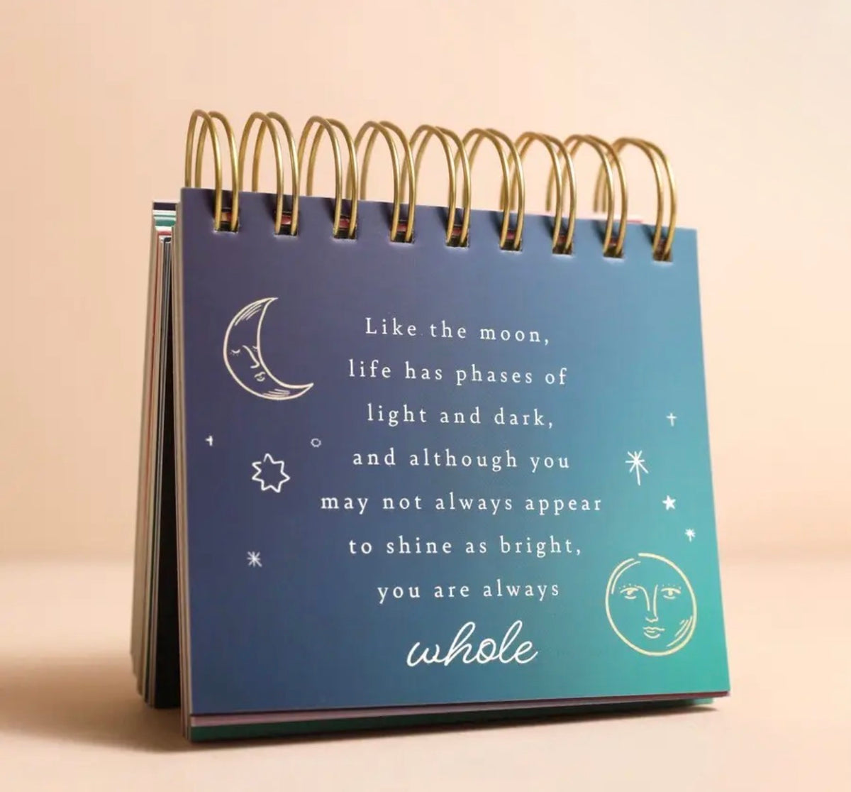 Celestial Positivity – Bordkalender med 52 inspirerende sitater ✨