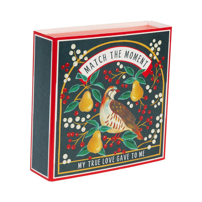 Partridge & Pear – Dekorative fyrstikker, 120 stk