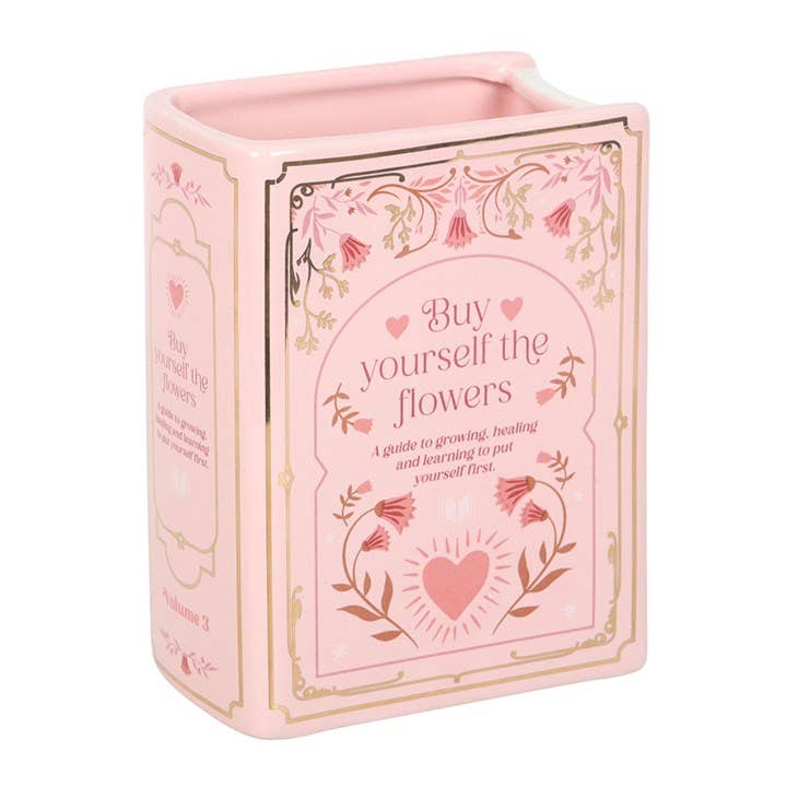 Pink Book Vase