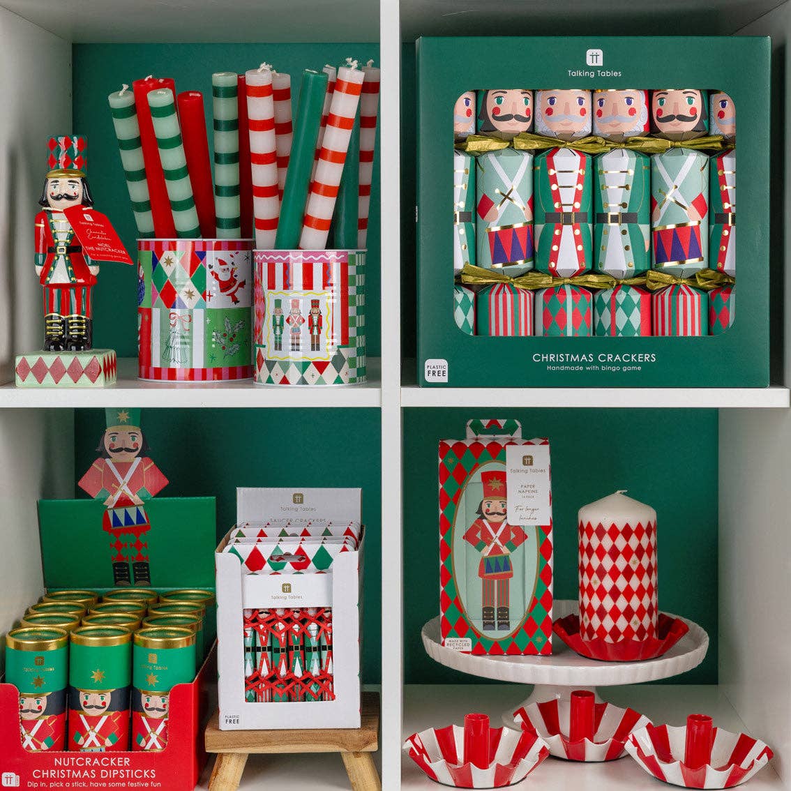 Nutcracker Lysestake i Keramikk – Håndmalt Nøtteknekker 🎄❤️