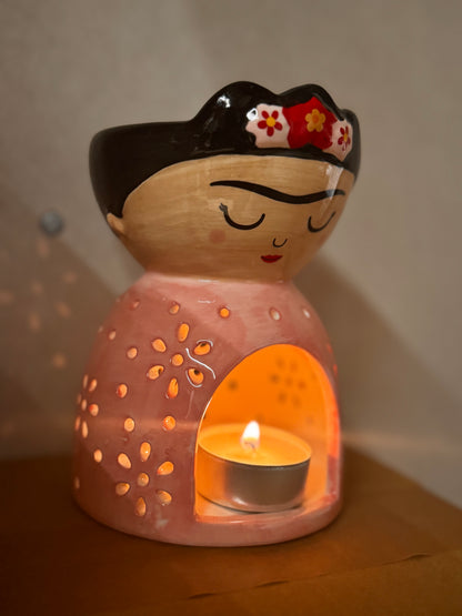 Frida duftbrenner – håndmalt