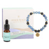 Inner Peace Blue Lace Agate Crystal Essential Oil - Gavesett