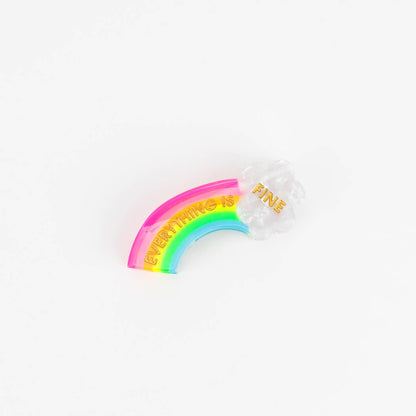 Everything Is Fine – Hårklype med regnbue