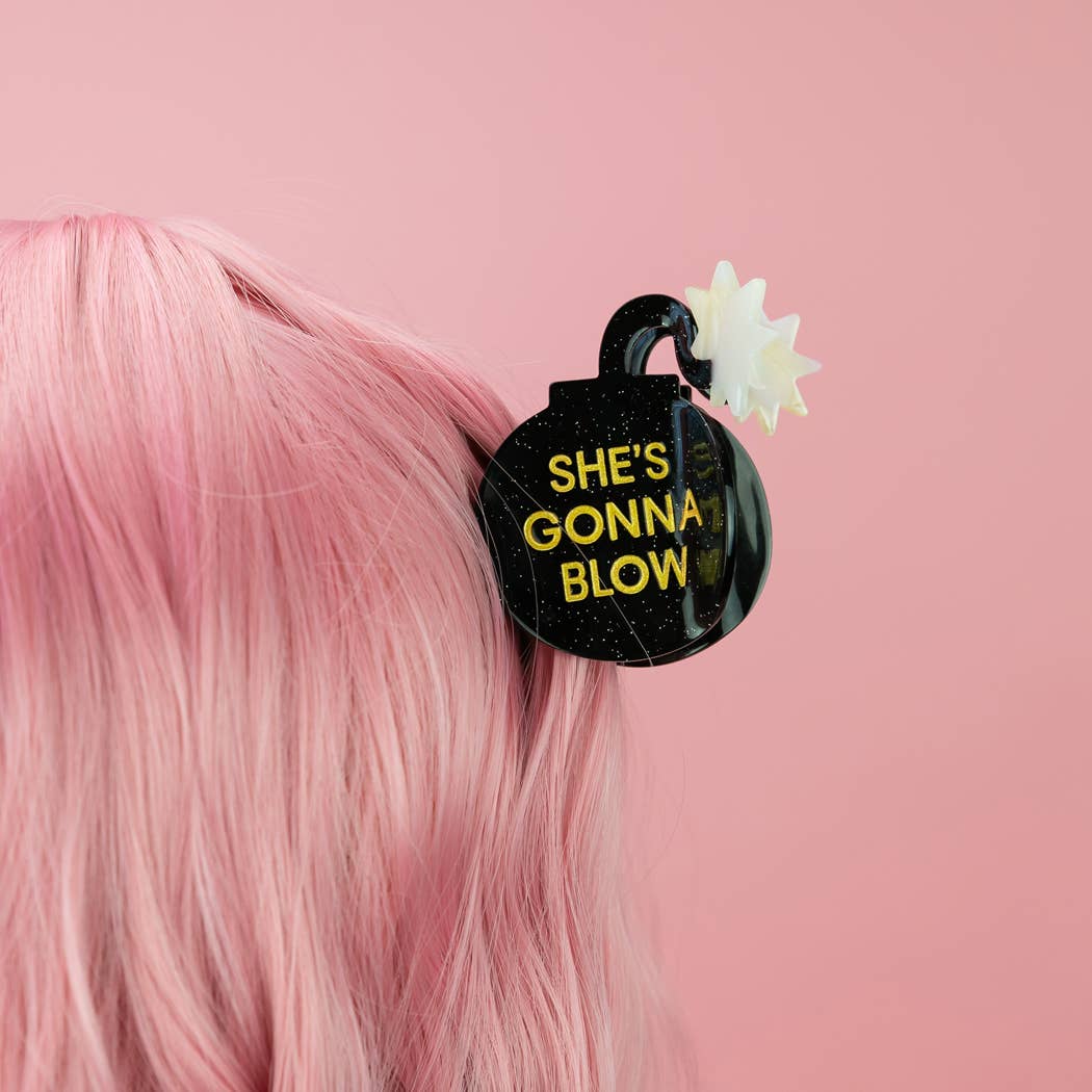 She's Gonna Blow – Hårklype formet som en bombe