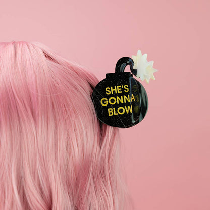 She's Gonna Blow – Hårklype formet som en bombe
