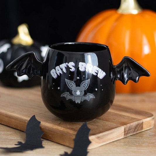 Bat's Brew Halloween Bat Wing Krus