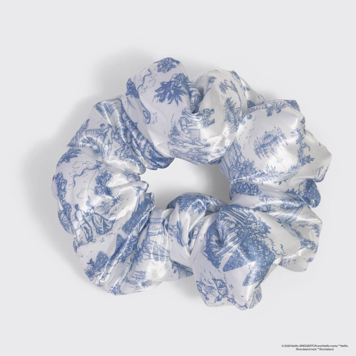 Bridgerton x Kitsch – satengscrunchies, Toile in Bloom