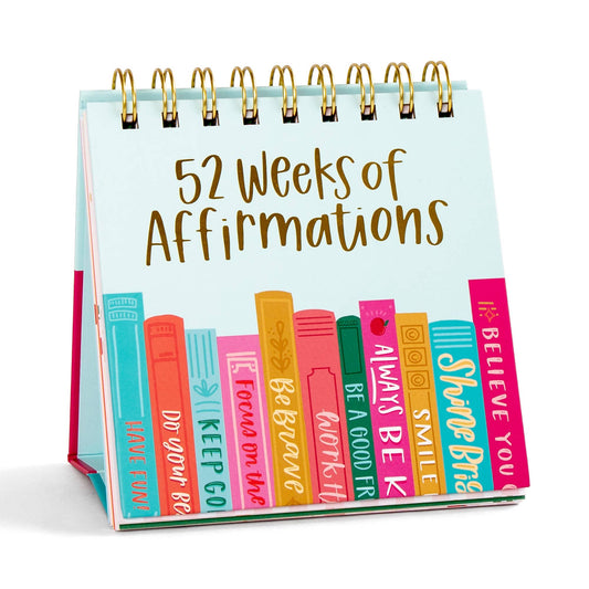 52 Weeks of Affirmations - Desk Flip Calendar