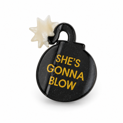 She's Gonna Blow – Hårklype formet som en bombe