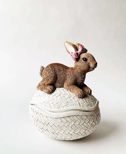 Påskeegg Med Kanin 9*13*17 Cm