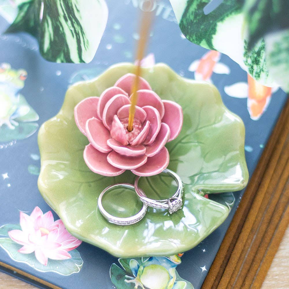 Lily Pad smykkefat og røkelsesholder