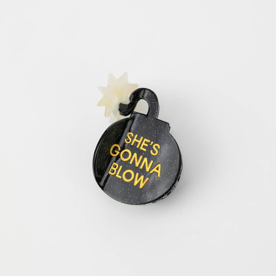 She's Gonna Blow – Hårklype formet som en bombe