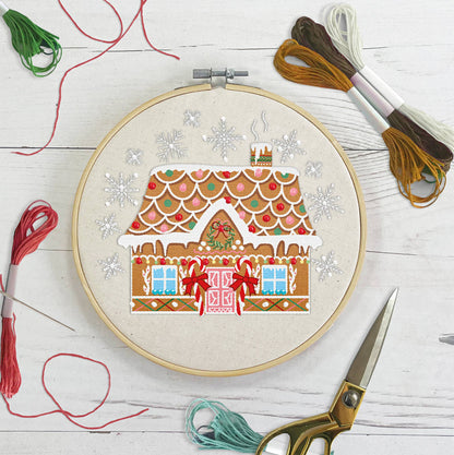 BRODERI-KIT – Pepperkakehus fra SEW & SO ON 🎄🧵