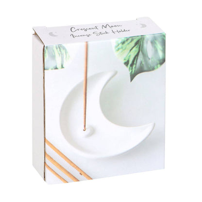 White Crescent Moon - Røkelsepinne holder