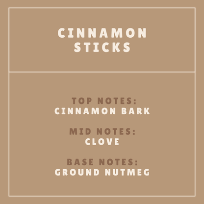 Cinnamon Sticks Christmas Winter Luxury Duftvoks