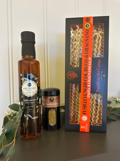 Aromatisk Olivenolje med Hvitløk og chili