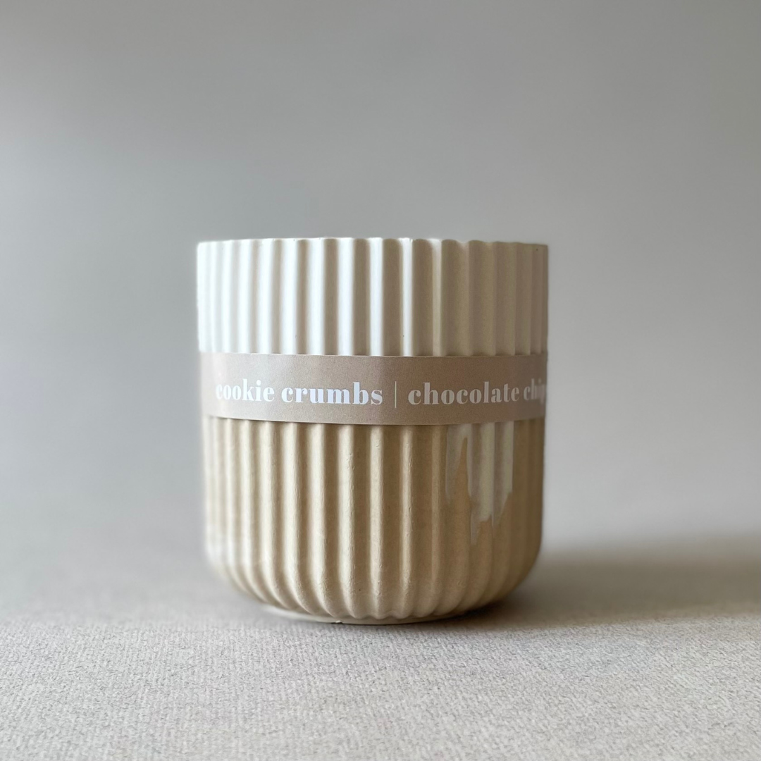 Cookie Crumbs Stoneware Soy Wax Candle / Scandi Inspired