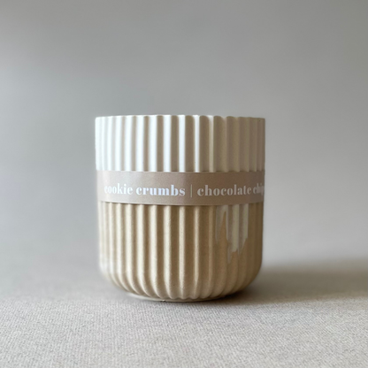 Cookie Crumbs Stoneware Soy Wax Candle / Scandi Inspired
