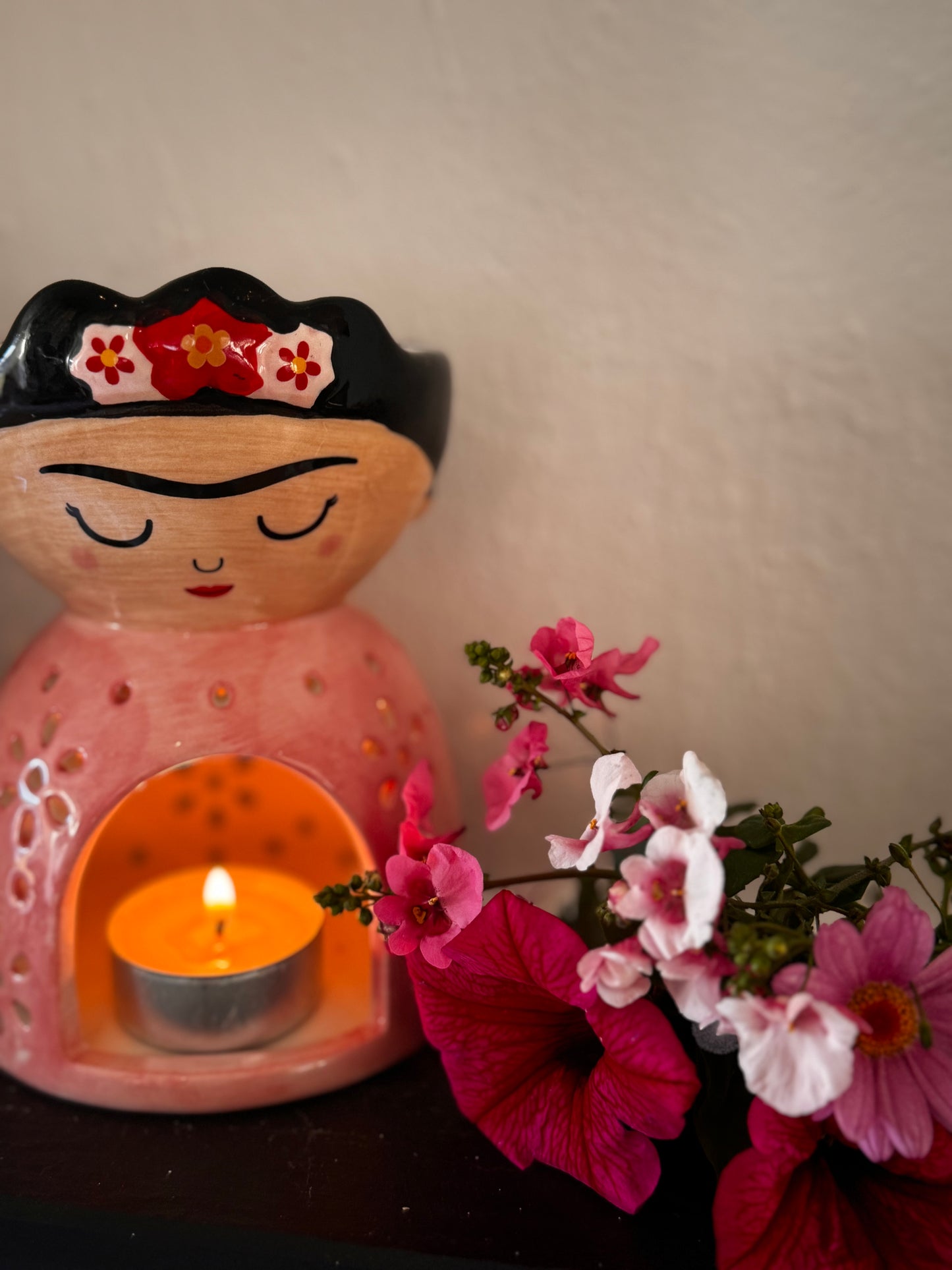 Frida duftbrenner – håndmalt