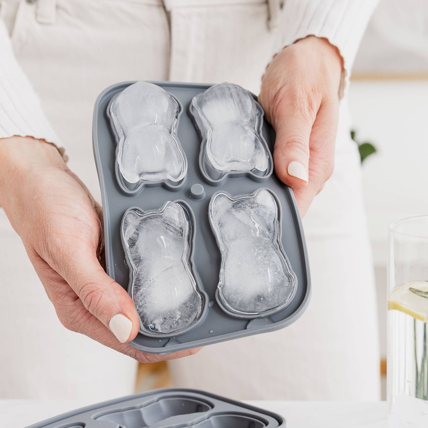 Fransk Bulldog Isbitform – 3D Isbiter 🐶❄️