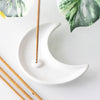 White Crescent Moon - Røkelsepinne holder