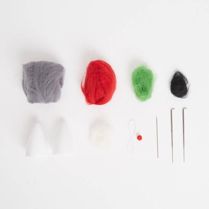 NÅLEFILT KIT – “SANTA JAWS” HAI 🎅🦈