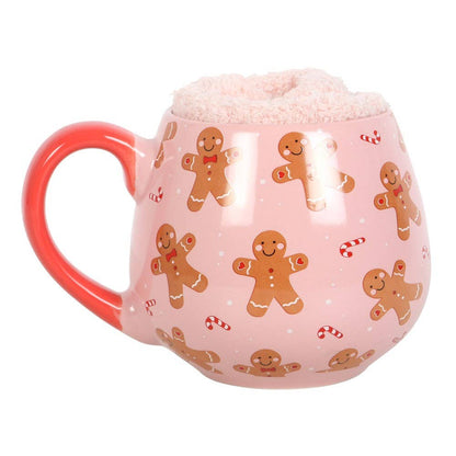 Gavesett Rosa pepperkakekrus m/sokker