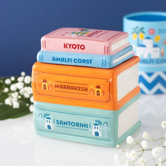 Travel Book Stack duftbrenner og vokssmelter