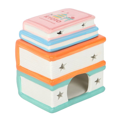 Travel Book Stack duftbrenner og vokssmelter