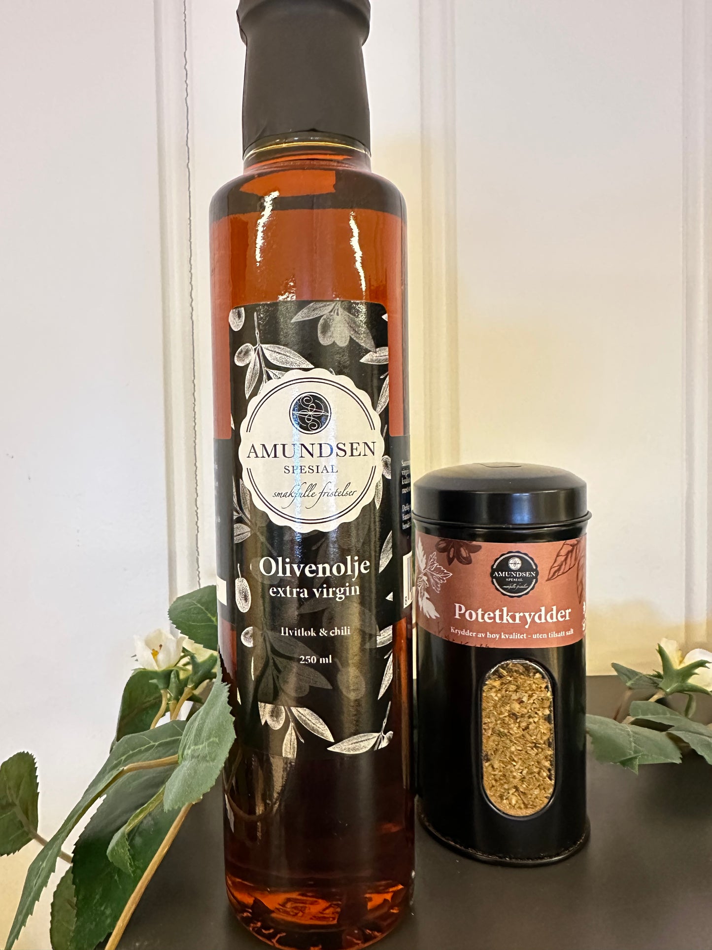 Aromatisk Olivenolje med Hvitløk og chili