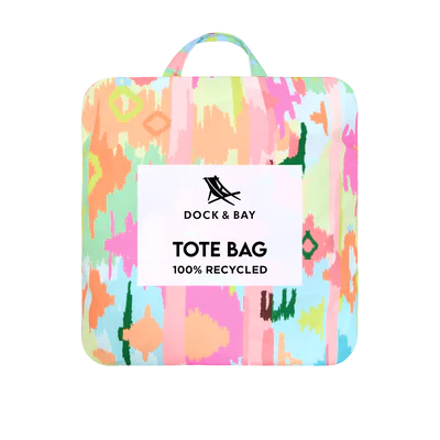 Dock & Bay Ibiza Glow Tote Bag – strandveske i resirkulert materiale