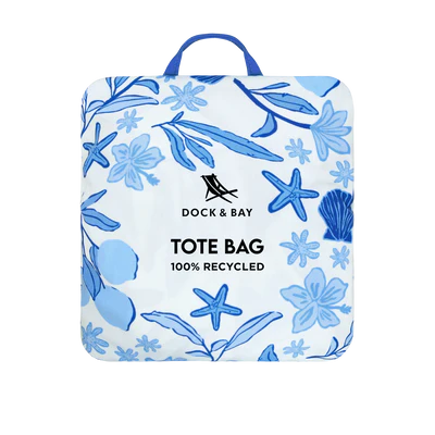 Dock & Bay Wavy Baby Tote Bag – strandveske i resirkulert materiale