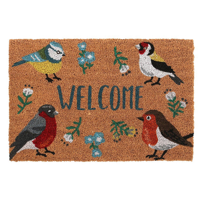 Dørmatte i kokos – "British Birds"
