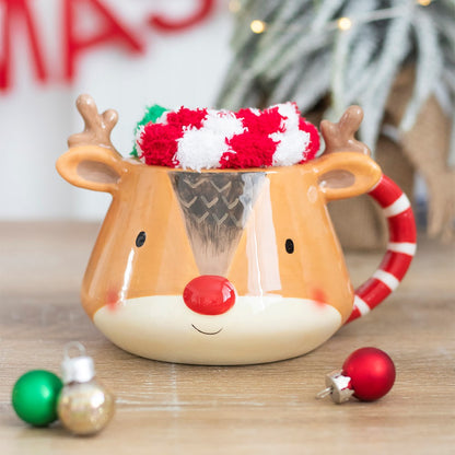 Cosy Christmas - reinsdyr kopp og sokker gavesett