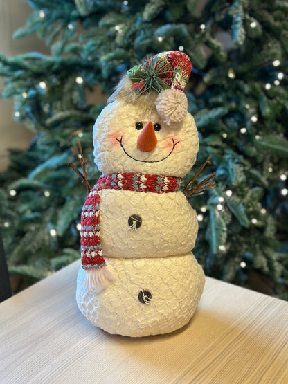 Snømann – Dekorasjon i tekstil ☃️