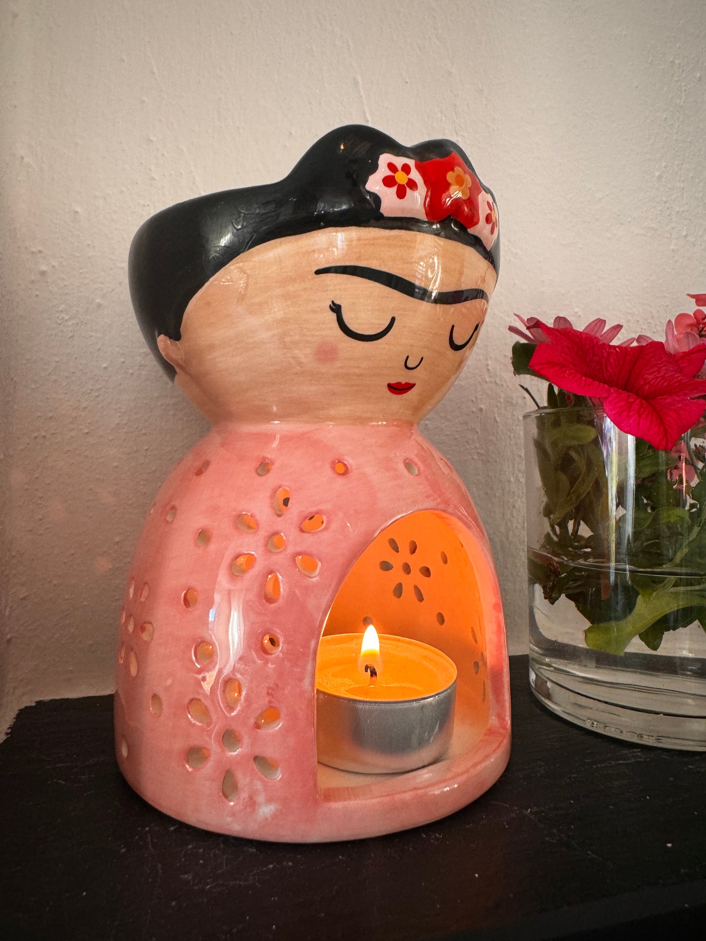 Frida duftbrenner – håndmalt