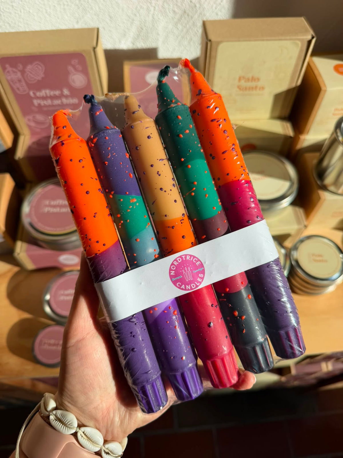 5 pk lys Halloween Pumpkin Spice