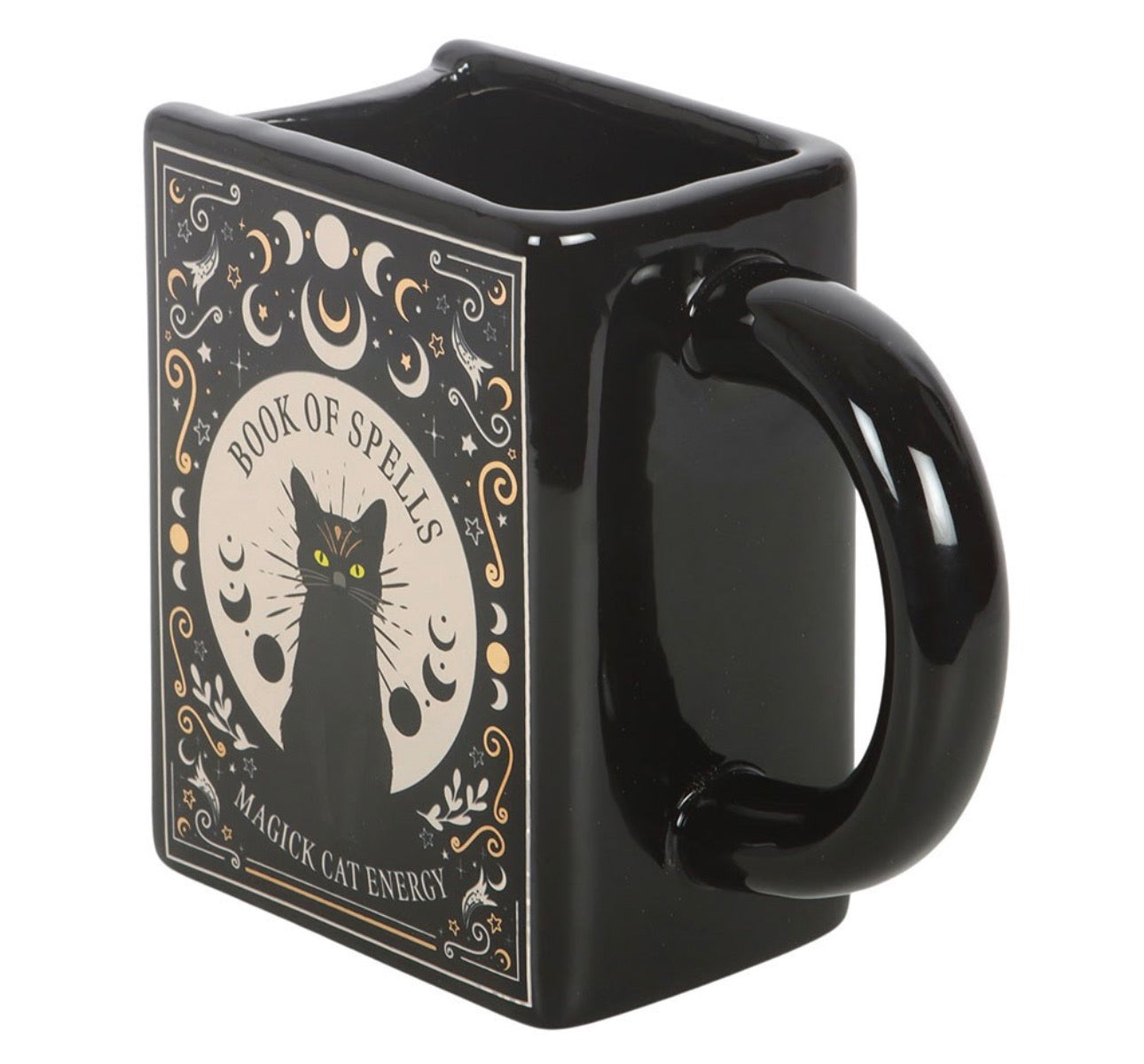 Spell Book krus – Black Cat 📚🐈‍⬛✨