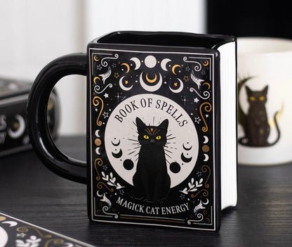 Spell Book krus – Black Cat 📚🐈‍⬛✨